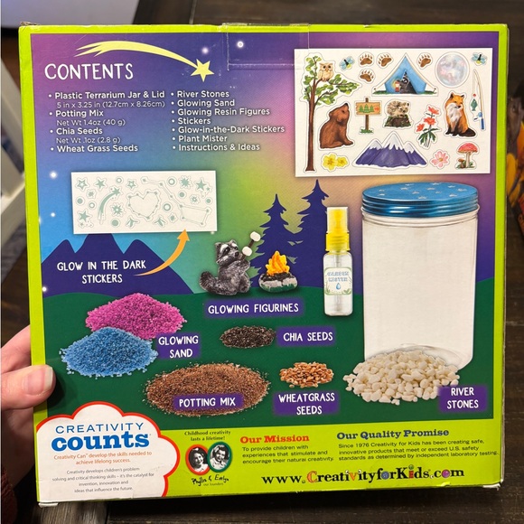 Creativity for Kids Grow N' Glow Terrarium Kit - Picture 3 of 4